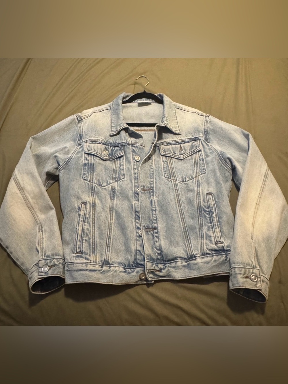Mens Light Wash Denim Jacket - Elwood